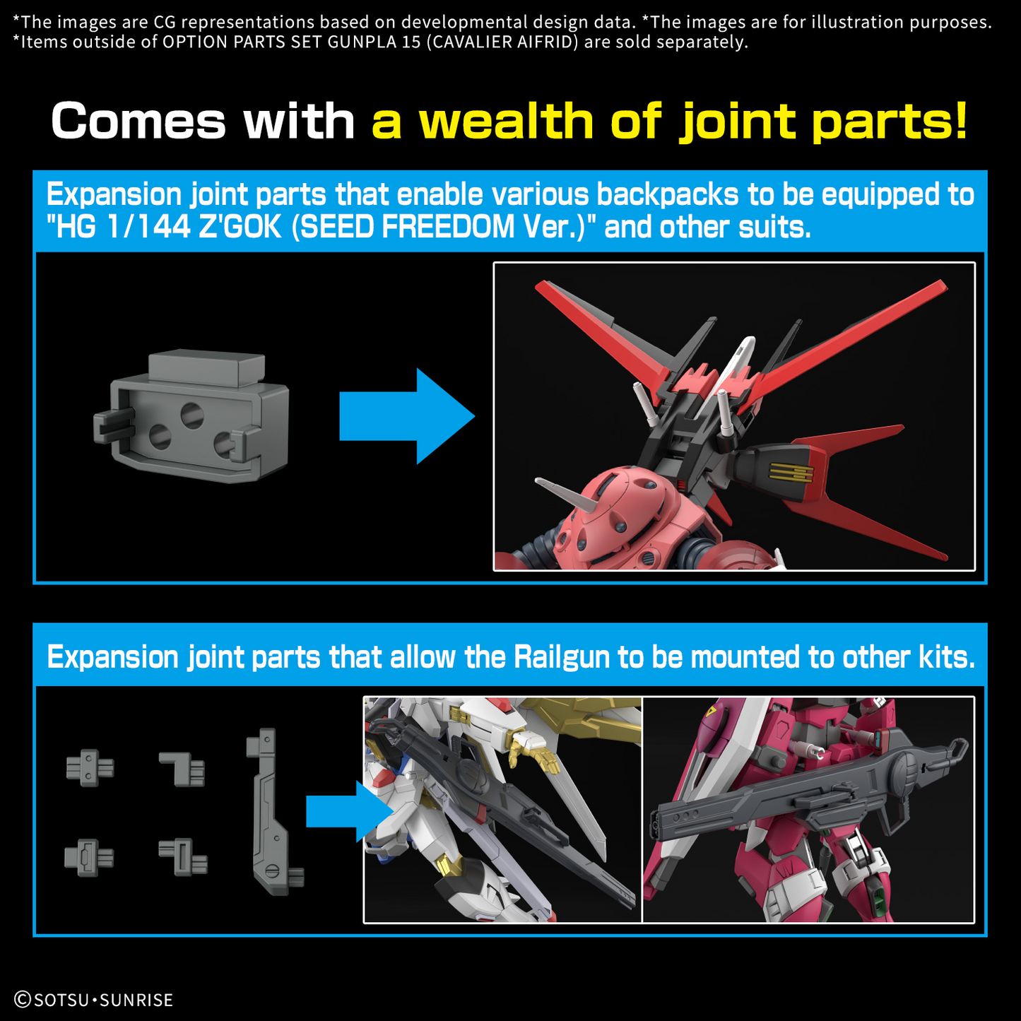 Parts Set Gunpla 15 (Cavalier Aifrid) 1/144