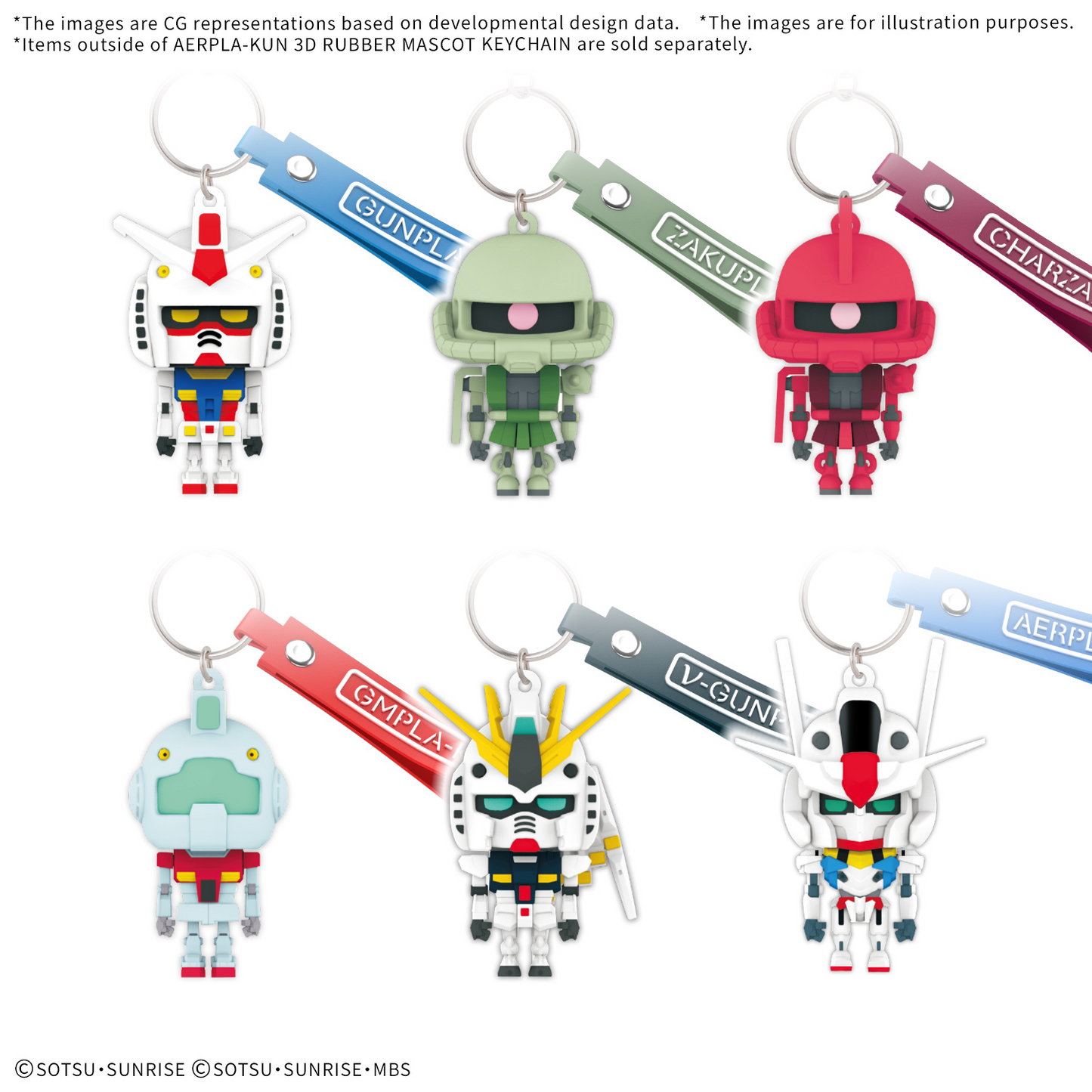 Gundam Keychains