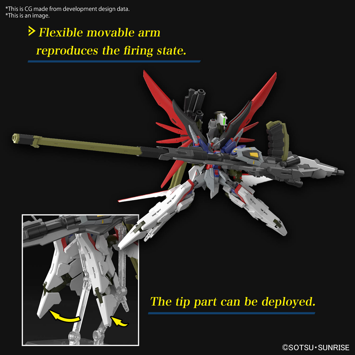 HG Destiny Gundam Spec II & Zeus Silhouette 1/144