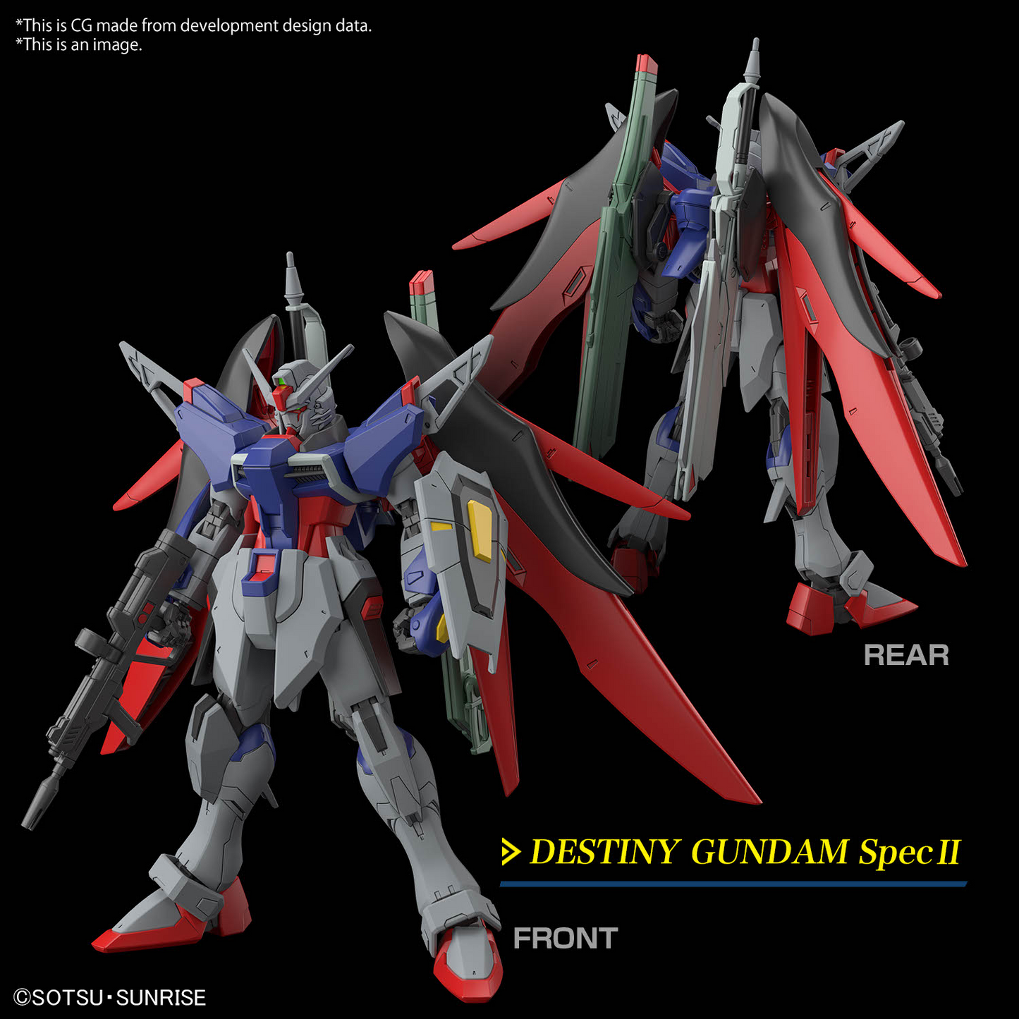 HG Destiny Gundam Spec II & Zeus Silhouette 1/144