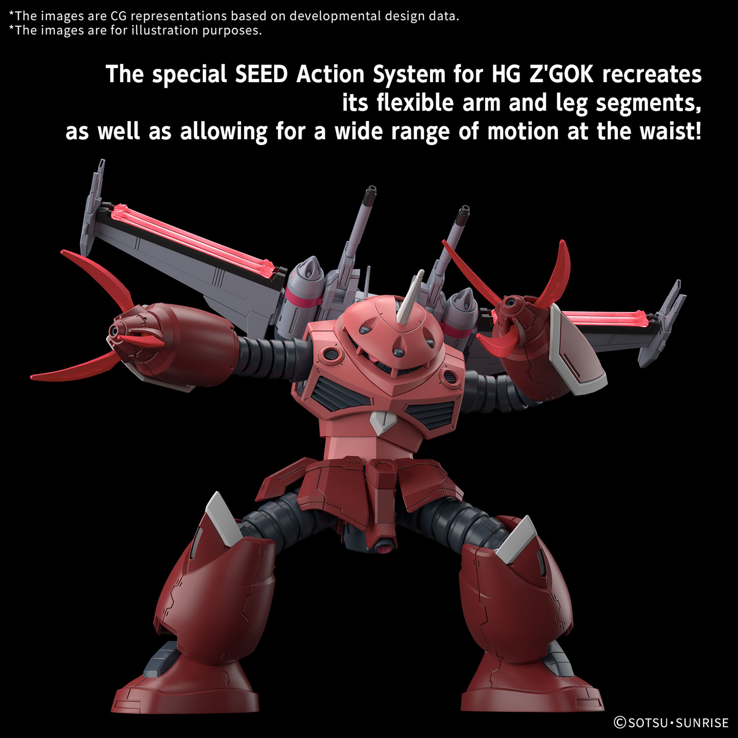 HG Z'Gok (Seed Freedom Ver.) 1/144