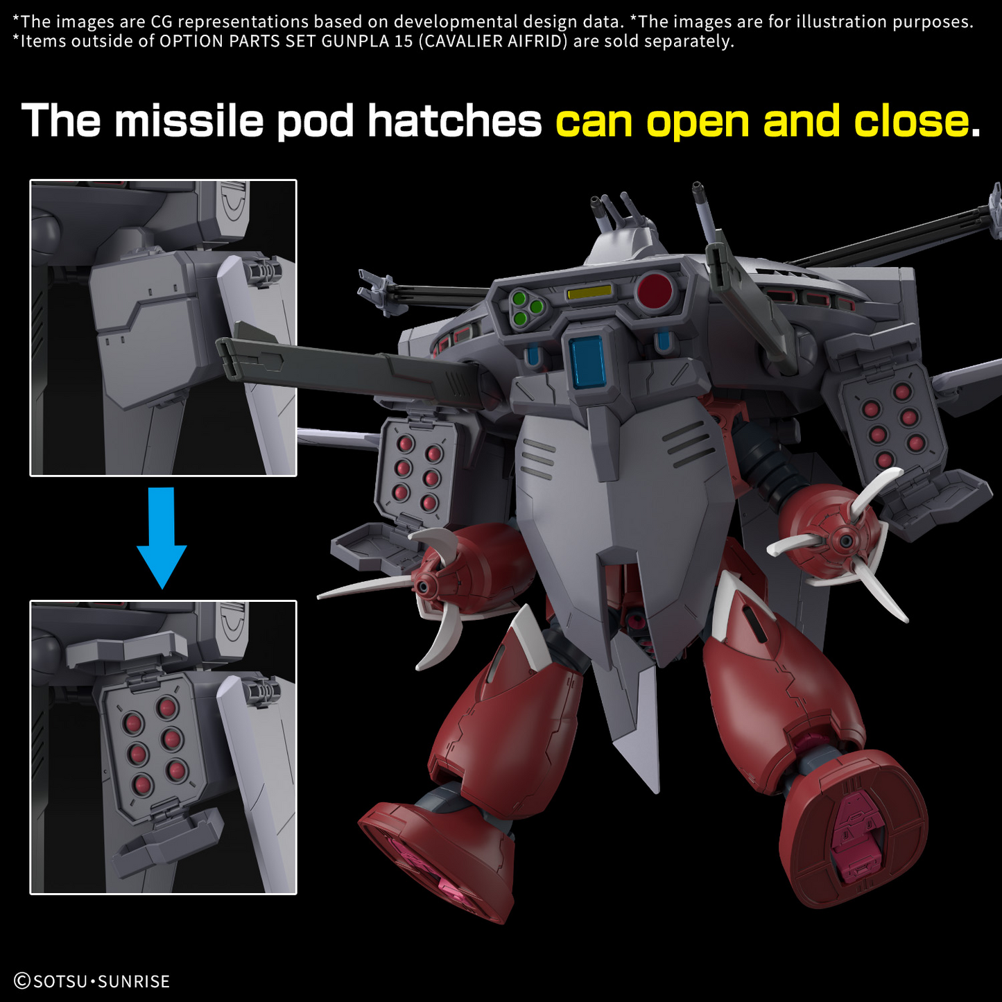 Parts Set Gunpla 15 (Cavalier Aifrid) 1/144