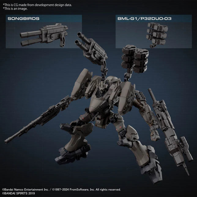 30MM ARMORED CORE Ⅵ FIRES OF RUBICON RaD CC-2000 ORBITER NIGHTFALL