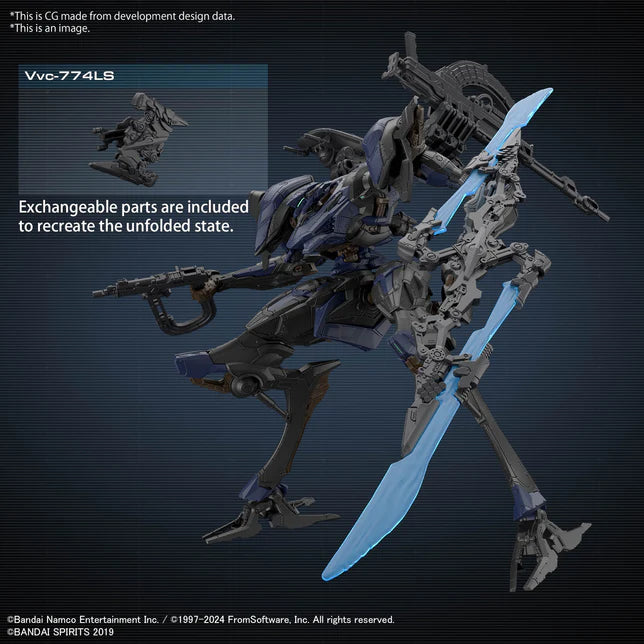 30MM ARMORED CORE Ⅵ FIRES OF RUBICON SCHNEIDER NACHTREIHER/40E STEEL HAZE