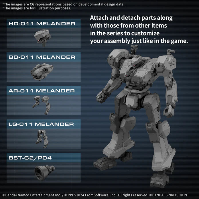 30MM ARMORED CORE Ⅵ FIRES OF RUBICON BALAM INDUSTRIES BD-011 MELANDER