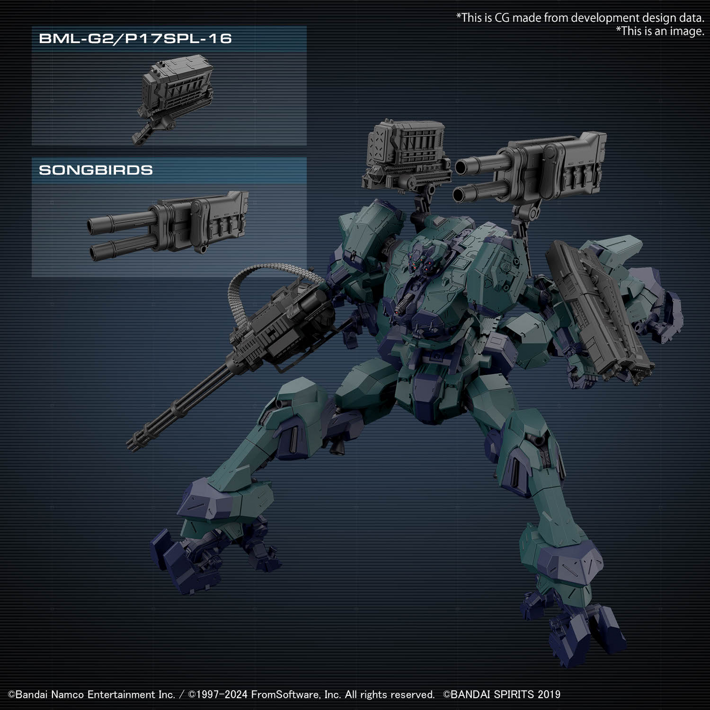 [ETA Q2 2025] 30MM Armored Core VI Fires of Rubicon Balam Industries BD-011 Melander Liger Tail