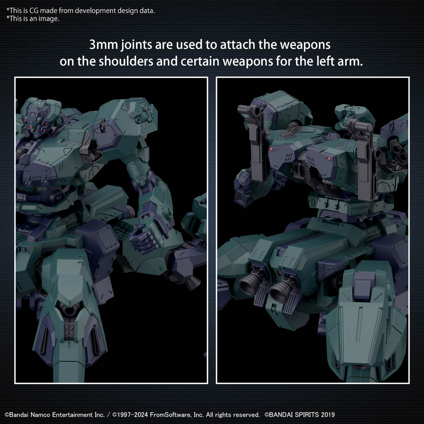 [ETA Q2 2025] 30MM Armored Core VI Fires of Rubicon Balam Industries BD-011 Melander Liger Tail