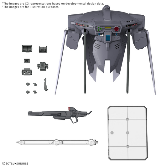 Optional part set for HG Z'GOK