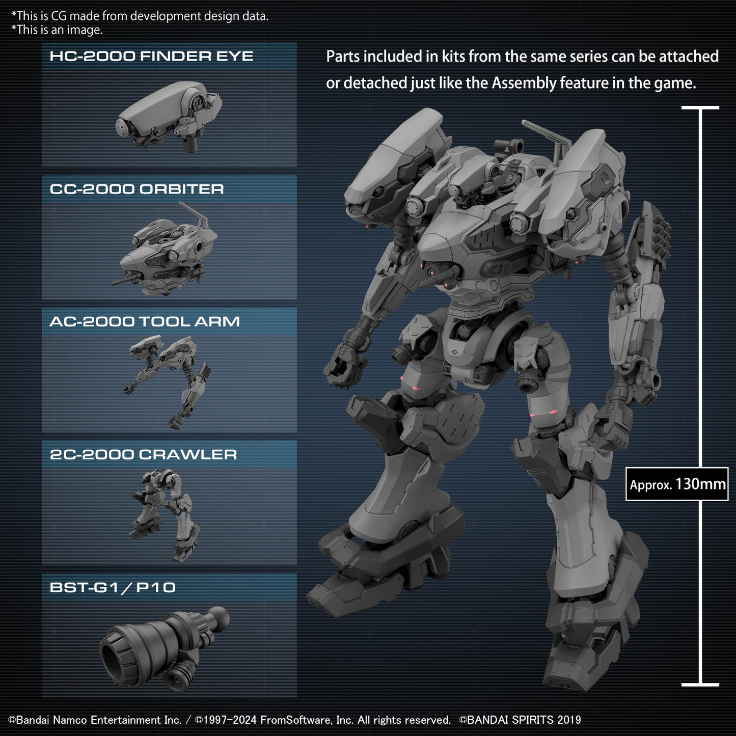 [ETA Q2 2025] 30MM Armored Core VI Fires of Rubicon RaD CC-2000 Orbiter