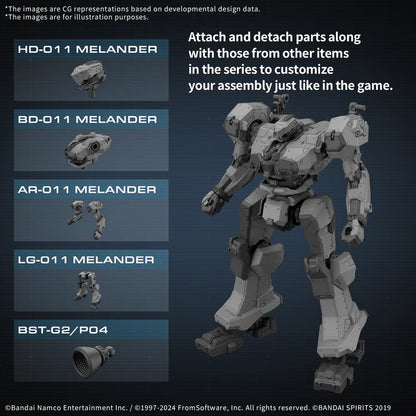 30MM ARMORED CORE Ⅵ FIRES OF RUBICON BALAM INDUSTRIES BD-011 MELANDER